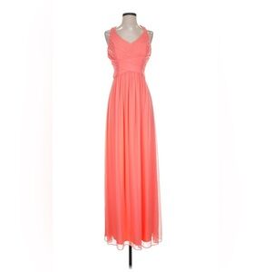 NWT David’s Bridal Coral Evening Gown